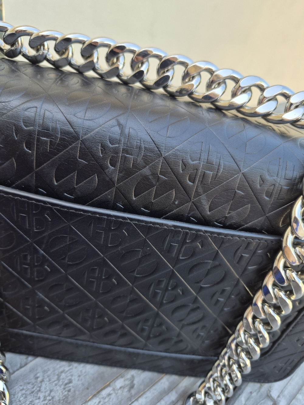 Henri Bendel Warren Street Black Leather Crossbody Shoulder Bag NWOT - Picture 11 of 16
